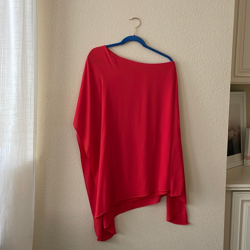 Bcbg one shoulder dress
